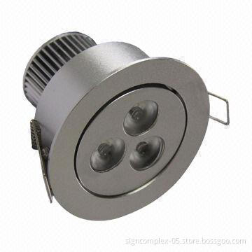 UL 3W Downlight with 3 x 1W, 90 or 60 Degrees Beam Angle